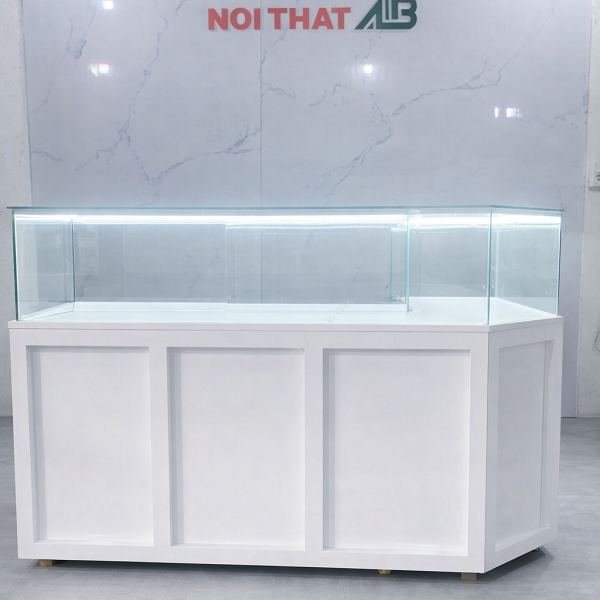 Tủ trưng bày trang sức chữ L 1m2 x 1m8 TTS001